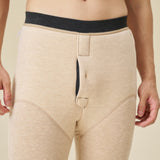Men's Thick Thermal Pants with Full Wool Knee Pads