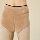 Women's One-Piece Composite Soft Velvet Thermal Pants with Alpaca Wool
