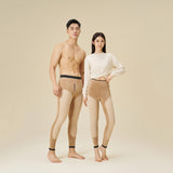 Men's One-Piece Composite Soft Velvet Thermal Pants with Alpaca Wool