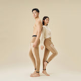 Men's One-Piece Composite Soft Velvet Thermal Pants with Alpaca Wool