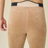 Men's One-Piece Composite Soft Velvet Thermal Pants with Alpaca Wool