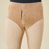 Men's One-Piece Composite Soft Velvet Thermal Pants with Alpaca Wool